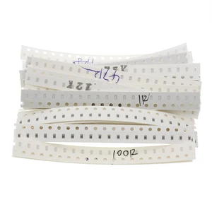 Комплект резисторов 0603 SMD в ассортименте, 1 ом-1м ом, 1%, 33 значения, 20 шт. = 660 шт., набор образцов