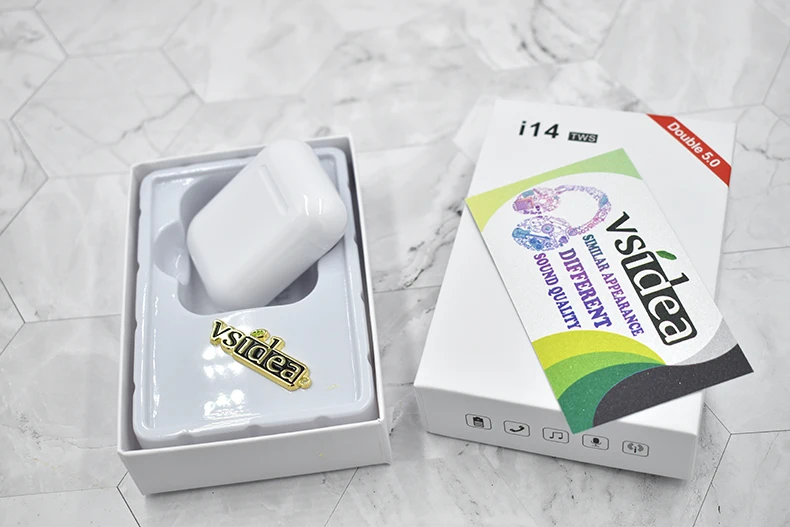 Красочные оригинальные i14 TWS Blutooth 5,0 наушники мини беспроводные стерео HIFI наушники стерео Спортивная гарнитура для Iphone VIVO HUAWEI