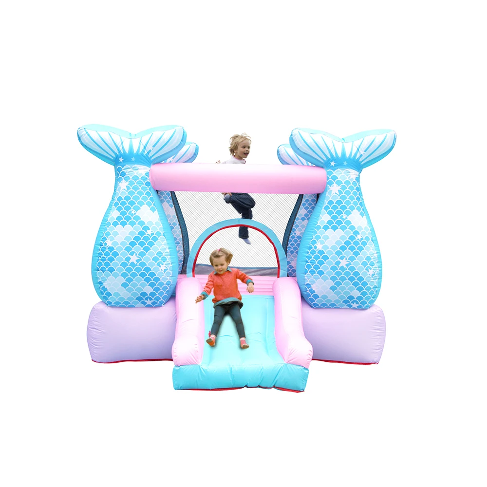 Русалка надувной замок отскок дом открытый прыжки поверхности Крытый f|Надувные