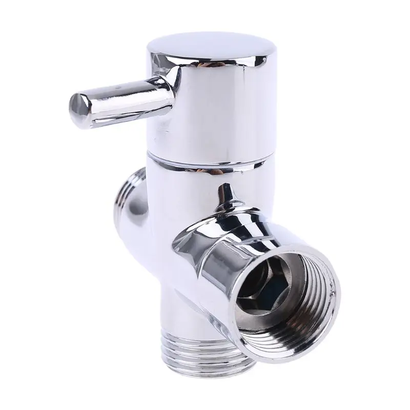 Хромированная Латунь G1/2 &quot3-ходовой переходник для клапана переключатель душа