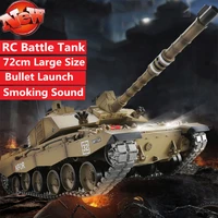 high simulation challenger ii rc battle tank sound effect bullet launch smoking 320 degree rotation up down rmeonte control tank