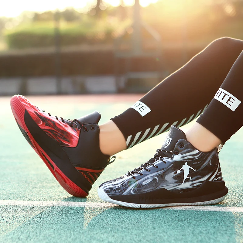 Пара баскетбольных кроссовок обувь в стиле ретро кроссовки для мужчин Цвет