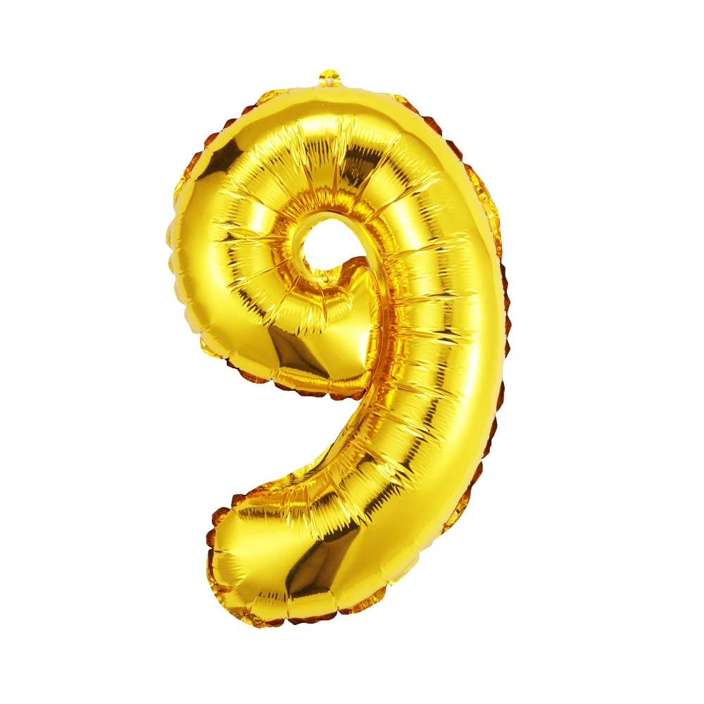CARRYWON Ballons16 дюймов золотое серебряное число фольгированных шаров цифра воздушный шар День рождения свадьбы украшения день рождения шар - Цвет: Бежевый