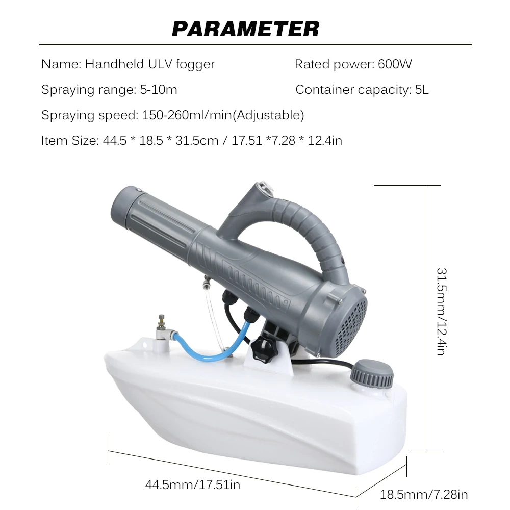 Электрический генератор тумана ULV 220 В ультранизкая емкость машина для холодного