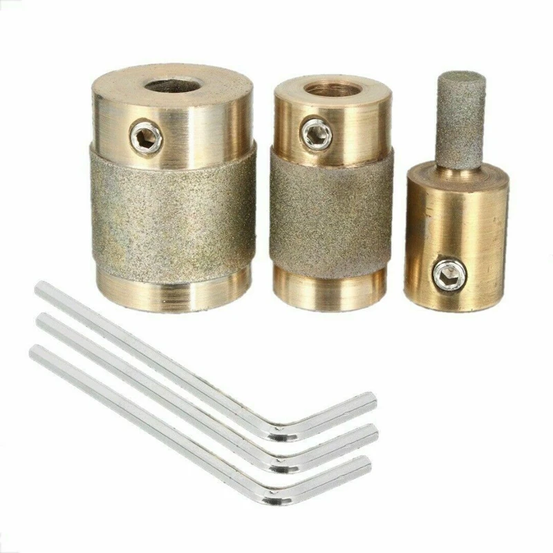 

1 Inch 3/4 Inch 1/4 Inch Stained Glass Diamond Grinder Bit Head Tools 3 Sizes Brass Core
