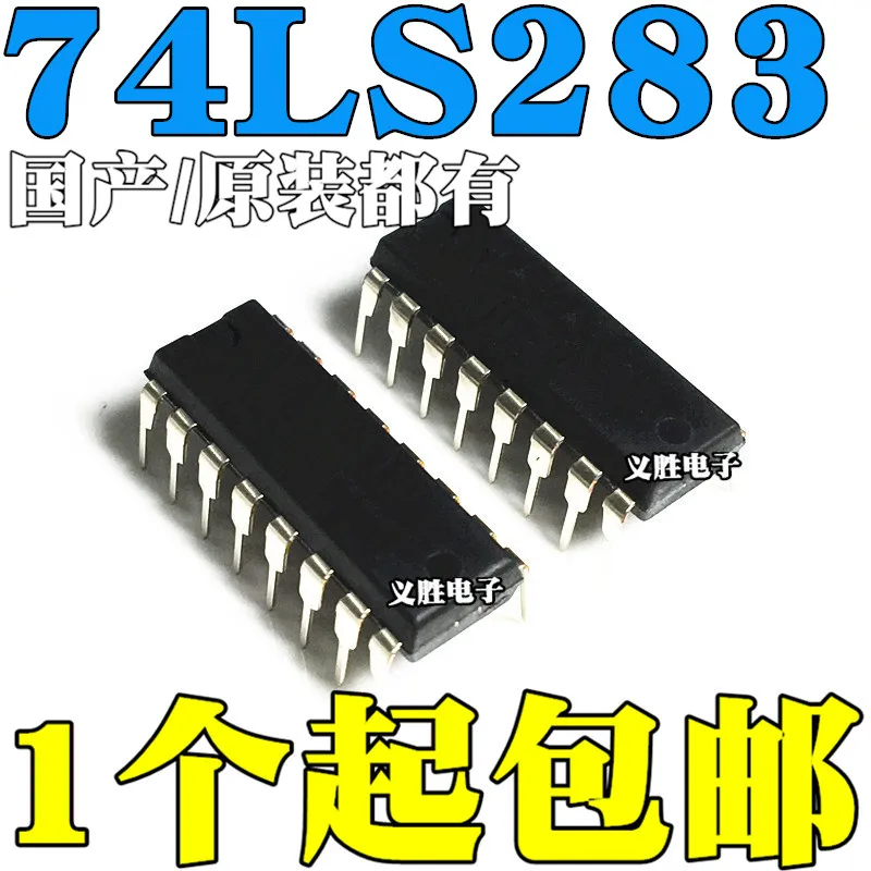 10 шт./лот HD74LS283P SN74LS283N 4/ DIP16|Интегральные схемы| |