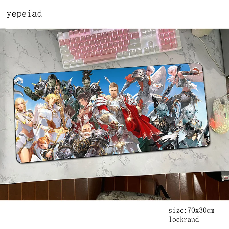 Lineage 2 padmouse 800x300x3 мм игровой коврик для мыши из натурального каучука милый