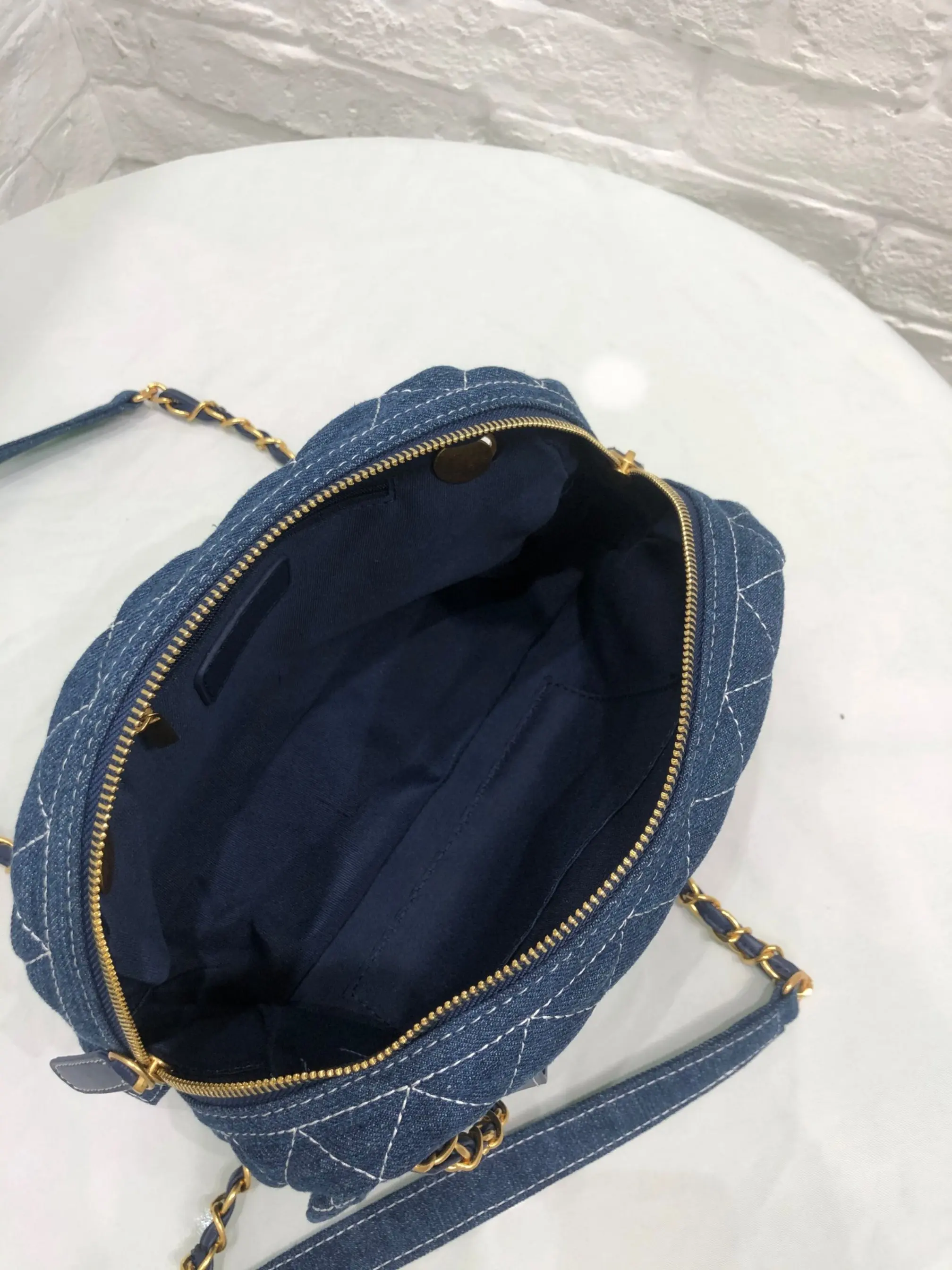 

Women's Bag 2021 New jean ringle chain bag with one shoulder cross slung bag with large capacity
