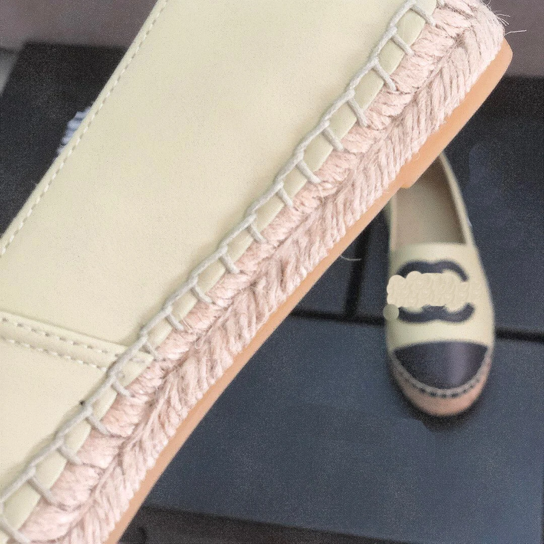 

2021 New Small Fragrant Wind Fisherman Shoes luxury brand designer Casual Shoes Woven Platform Loafers Women vacation girl Shoes