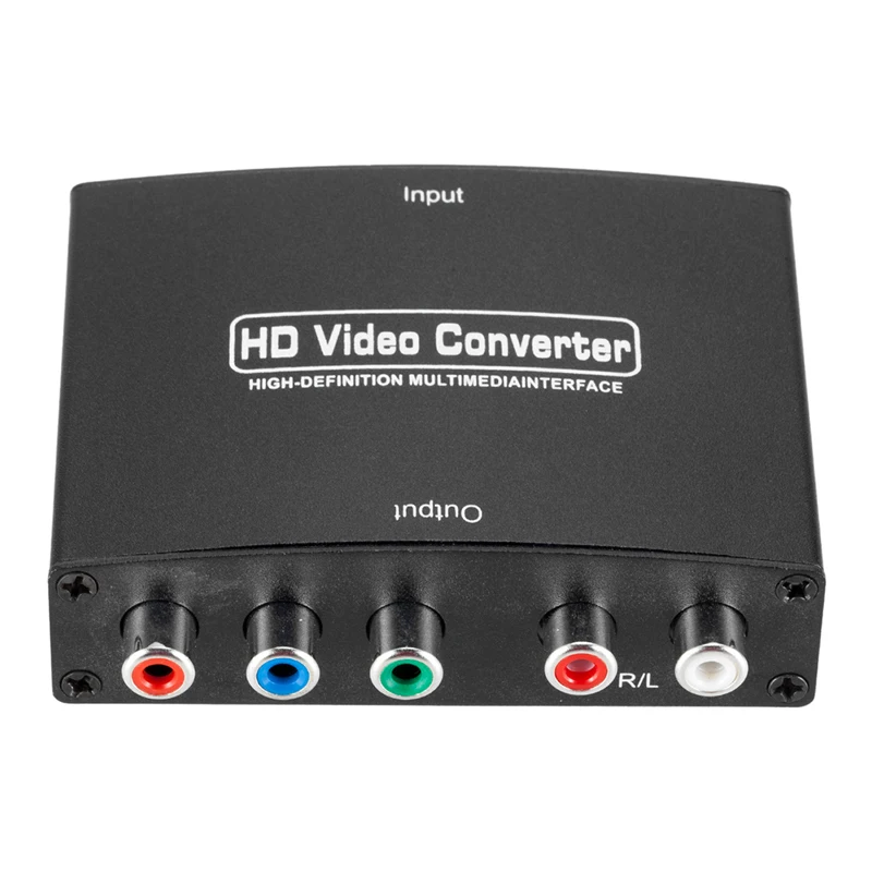 Для ТВ ПК DVD HDMI-совместим с 5 RCA компонентами YPbPr видео конвертер 1080P HD YPBPR компонент