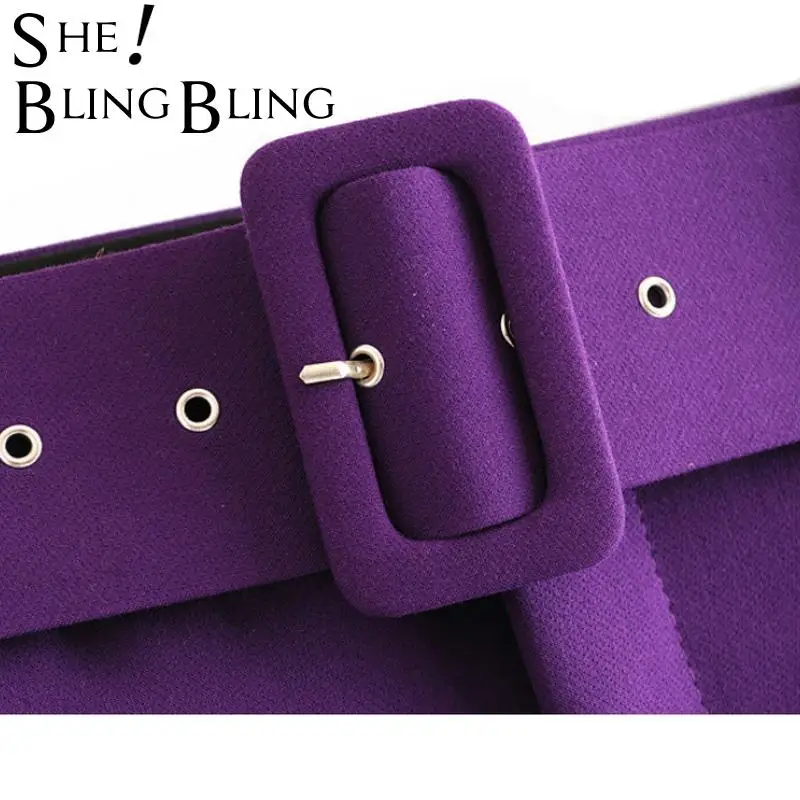 SheBlingBling 2021 Za для женщин Пояс брюки Офисные женские туфли высокого качества с