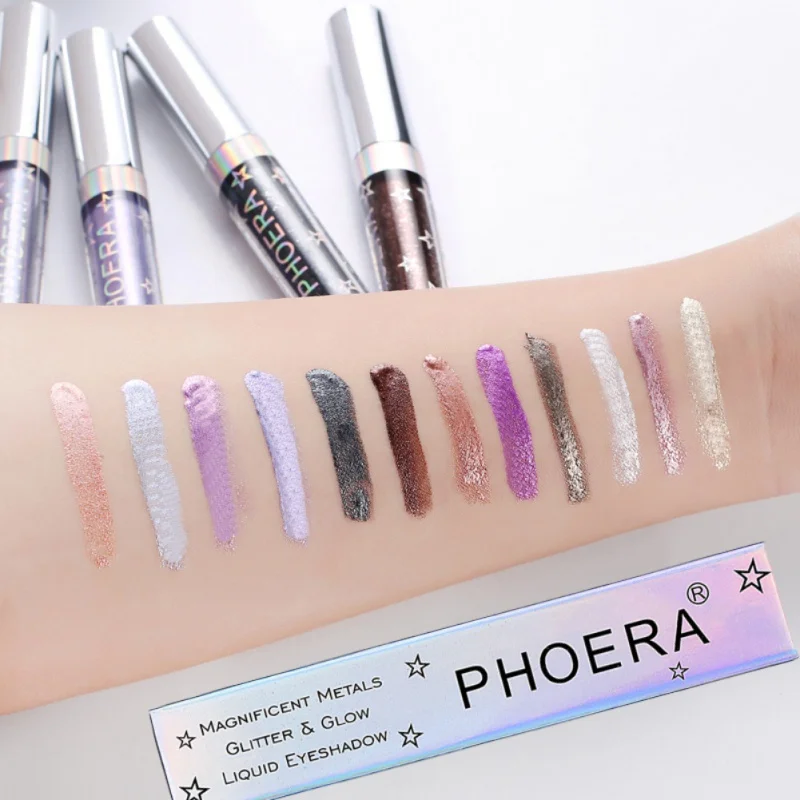 

Waterproof Eye Shadow Long Lasting Magnificent Metals Glitter And Glow Liquid Eye Shadow Suitable for All Occasions