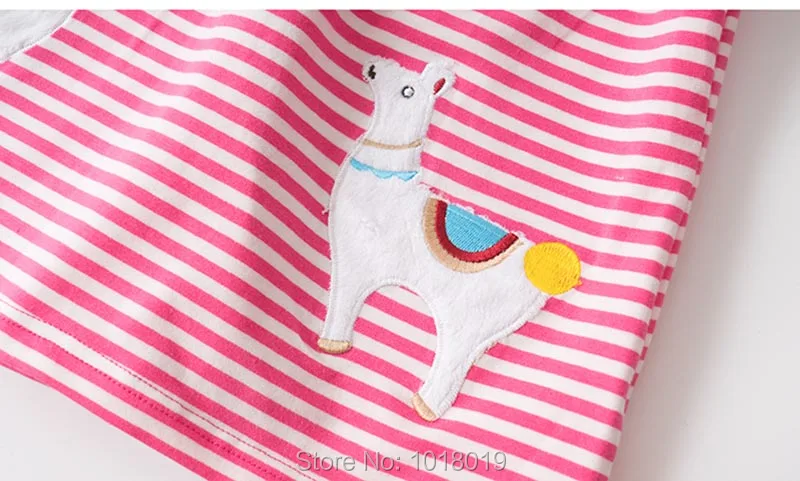 Качественное осеннее платье из 100% чесаного хлопка для маленьких девочек новинка