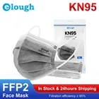 Маска Elough KN95 ffp2mask fpp2, 5 слоев, с активированным углем