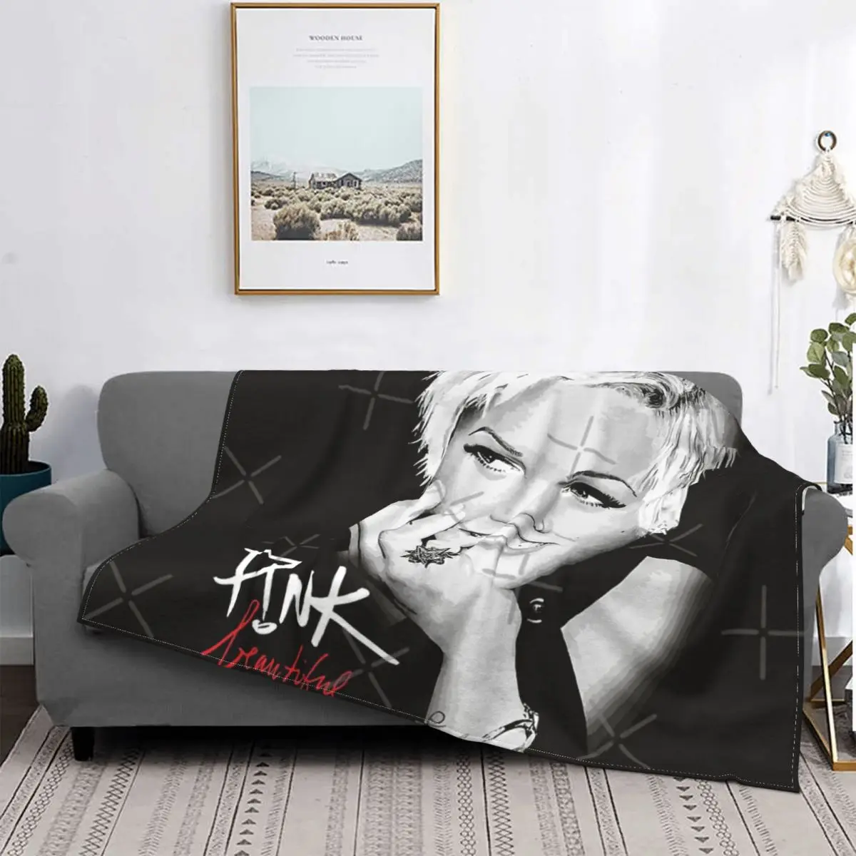 

Pink Trauma World Tour New 2019 Blanket Bedspread Bed Plaid Blankets Bed Blankets Plaid Blankets Children'S Cover