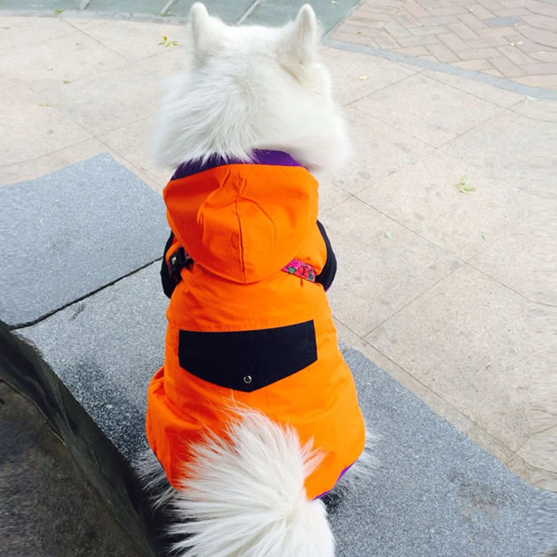 Зимняя одежда для собак водонепроницаемая теплая куртка с капюшоном маленьких и