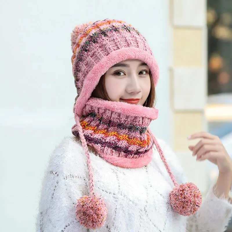 Calymel женская шапка цветная шапочка цельная шарф шерсть шар сладкий бархат