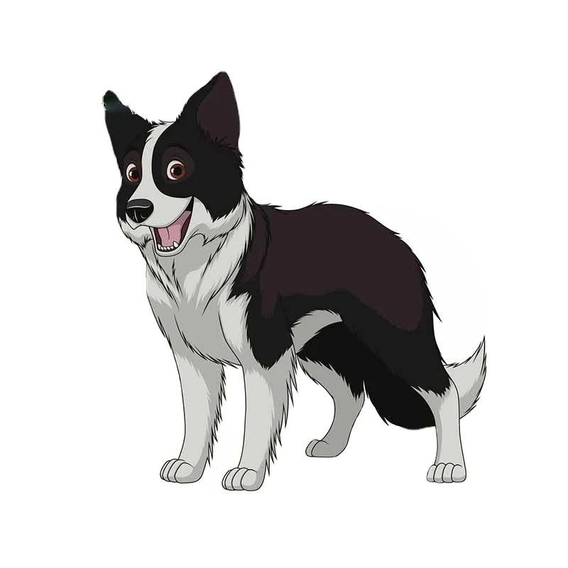 

13cm for Border Collie Car Stickers Windshield Decal Waterproof Vinyl Material Personality for JDM SUV RV