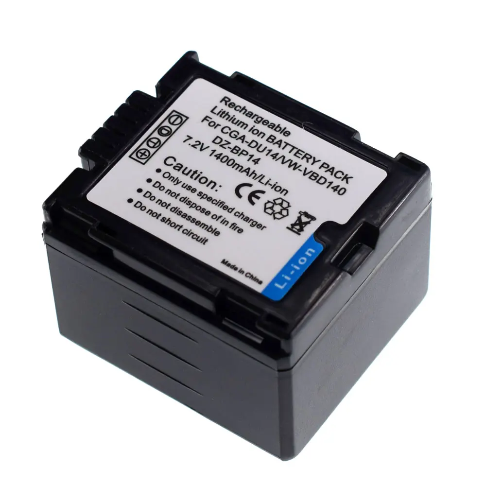 CGA-DU14 Батарея для цифрового фотоаппарата PANASONIC VW-VBD210 CGR-DU06A 1B DU06E1B VDR-D160 D158 SDR-H200 H18 H20