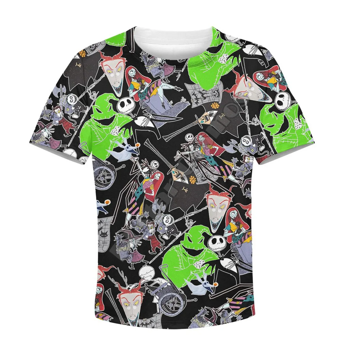 

Kids Set The Nightmare Before Christmas Jack Skull 3d printed Hoodies tshirt Pullover Funny Sweatshirt Cosplay costumes style-14