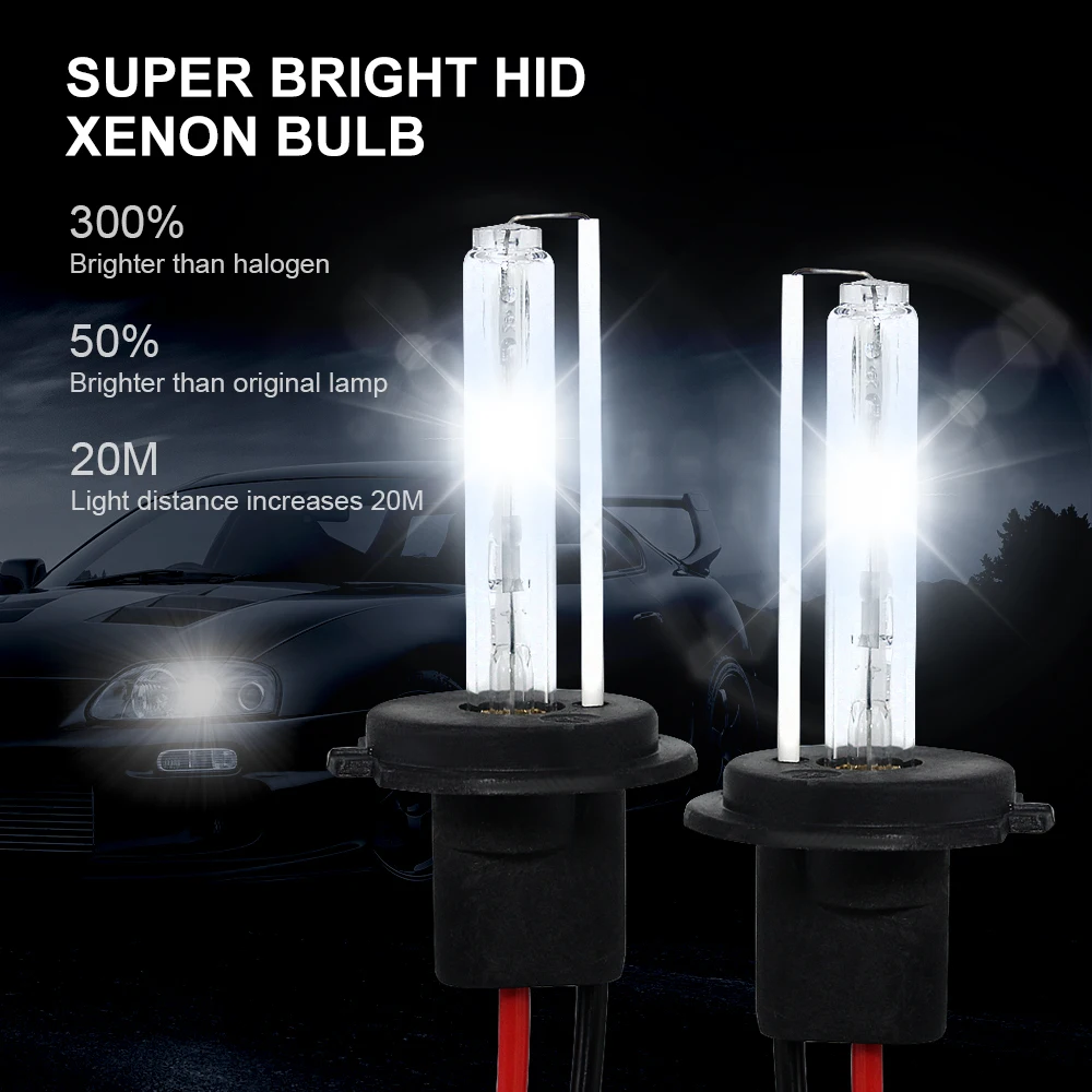 Тонкий балласт A12V DC 35 Вт 55 HID ксеноновая лампа H1 H3 H7 H11 9005 9006 3000K-12000K Семейный