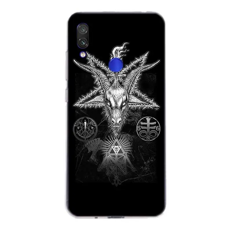 Дьявол сатана Новый Забавный силиконовый чехол для телефона Xiaomi Redmi Note 9 8 7 6 5 Plus 4 4X