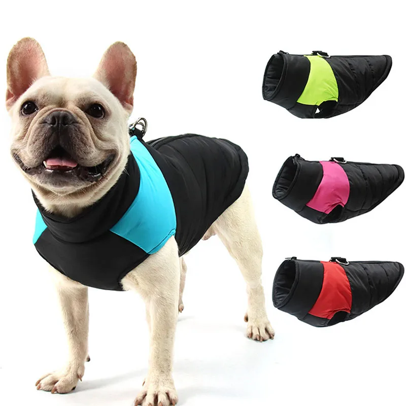 

Классические зимние куртки для собак панель в форме французского бульдога; Теплая одежда для детей Водонепроницаемый платье-майка для маленьких средних и больших размеров, для всех пород собак S-5XL