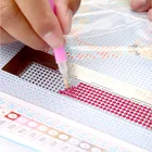 DIY Инструменты для вышивки картин со стразами квадратная круглая буровая точка для вышивки крестиком линейка для алмазной вышивки аксессуары