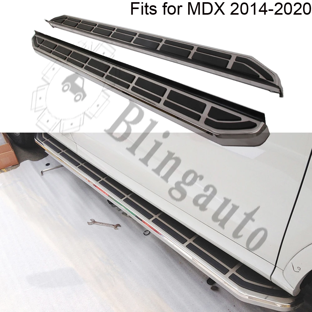 

Беговая доска подходит для A.cura MDX 2014-2020 боковые ступени nerf бар педаль автомобиля боковые лестницы боковая планка 2 шт