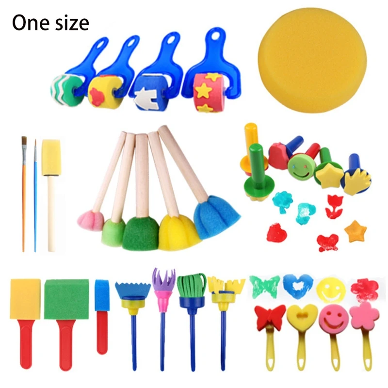 

MOLD Rainbow Sponge Seal Creative Imagine Painting Supplies for Creativity Improve Imagination Interactive Toy for Kids