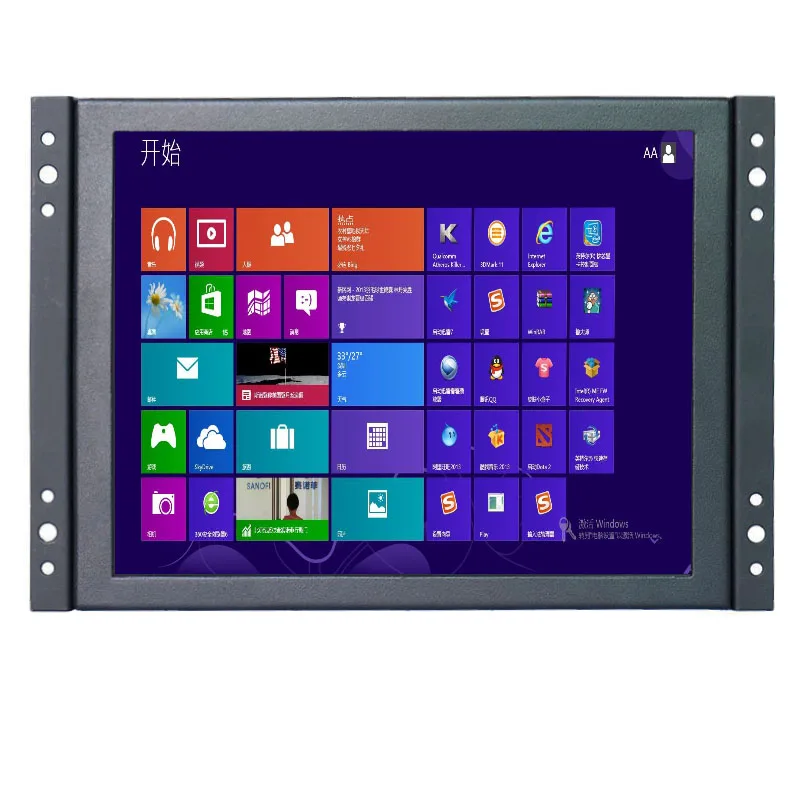 

10 Inch Touch Monitor Small Lcd Touch Screen Monitor 800*600 Resistive Touch Monitor With Screen Ration 4:3 AV/BNC/VGA/HDMI