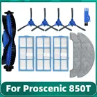 Запчасть для основной боковой щетки, Hepa-фильтр, Швабра для Proscenic 850T Goovi 1600PA Coredy R550, Роботизированная деталь