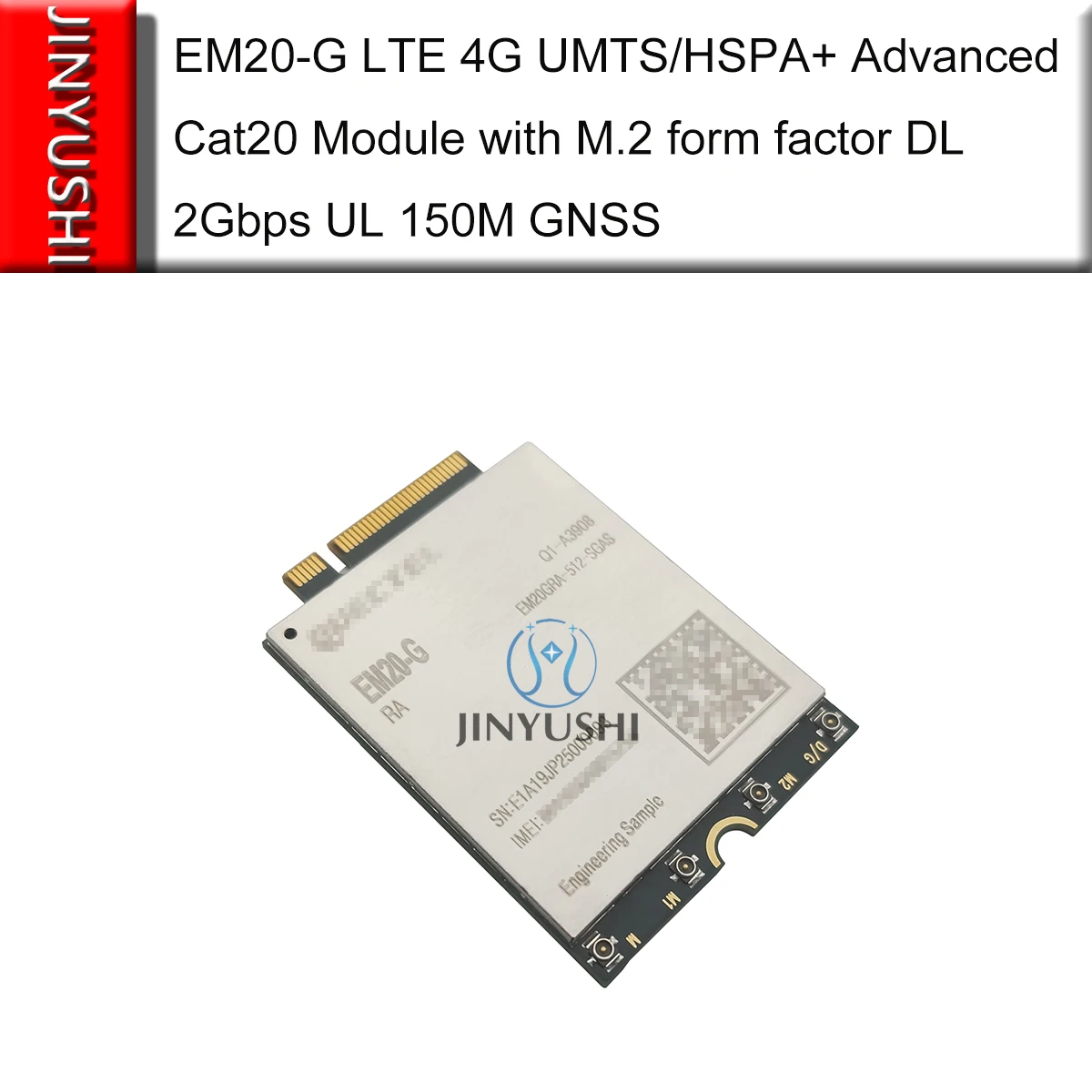 EM20 EM20-G LTE 4G UMTS/HSPA+ расширенный Cat20 модуль с M.2 форм-фактор DL 2 Гбит/с UL 150 м GNSS Новинка и