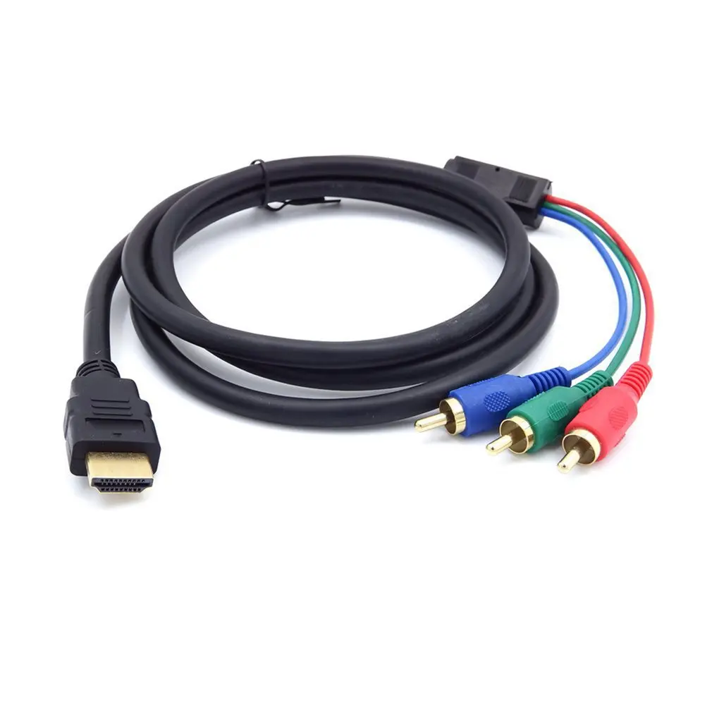 1 5 м HDMI совместимый к 3 RCA кабель штекер 3RCA AV композитный адаптера кабеля