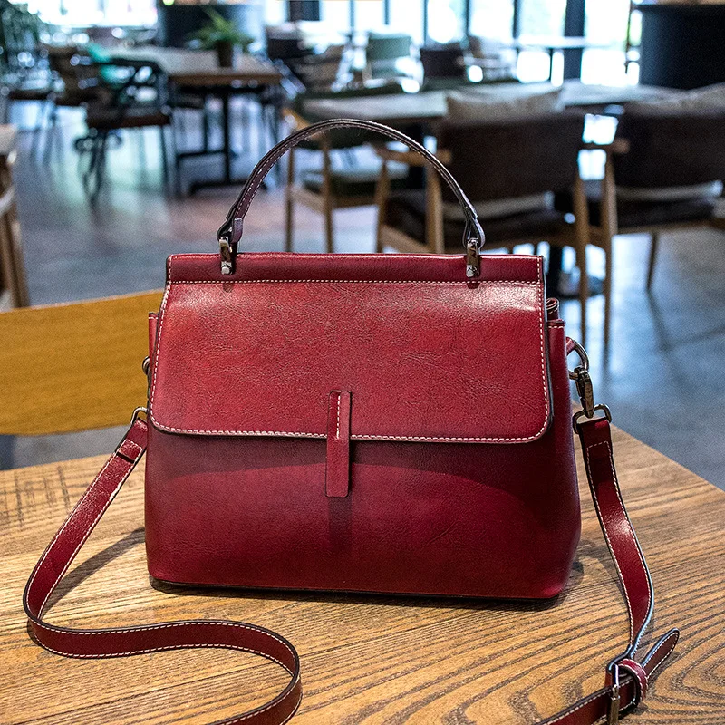 

Women's Bag New Single Shoulder Messenger Cross-border Simple Atmosphere Fashion Versatile Large Capacity Commuter s