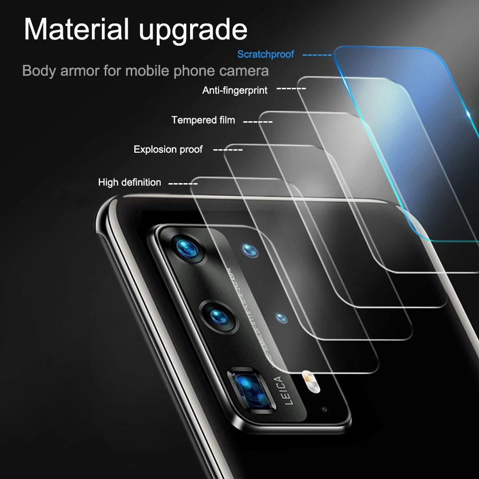Защитное стекло для Huawei P40 Pro Lite стеклянная пленка камеры Ультратонкий объектив