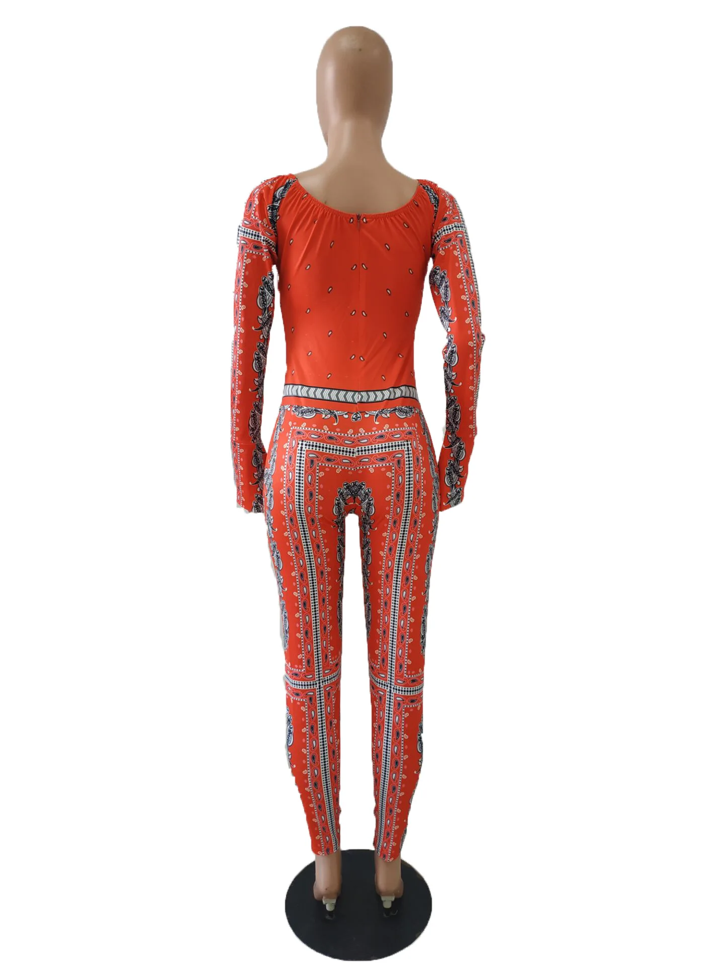 2020 зимние женские облегающие комбинезоны с вырезом лодочкой длинными рукавами