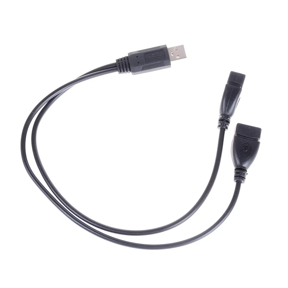 Y сплиттер USB кабель для зарядки Кабель-Удлинитель 2 0 A 1 папа двойной Женский