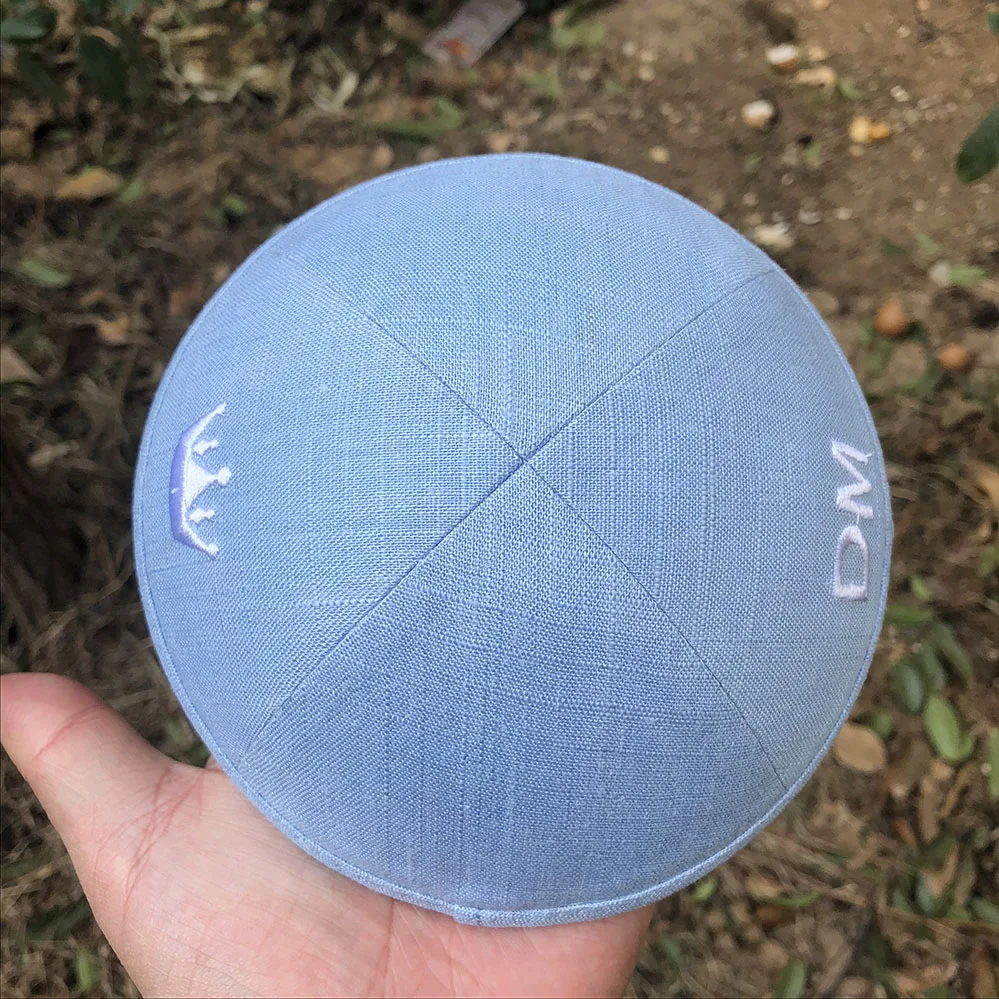 Постельное белье KIPPA, BABY BLUE KIPPOT, KIPPAH, KIPOT, персонализированные KIPPAH