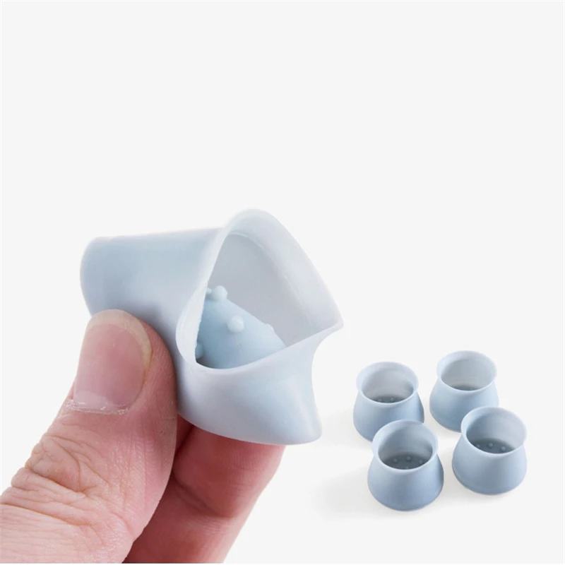 Набор силиконовых крышек для ног универсальный защитный чехол стола и стула