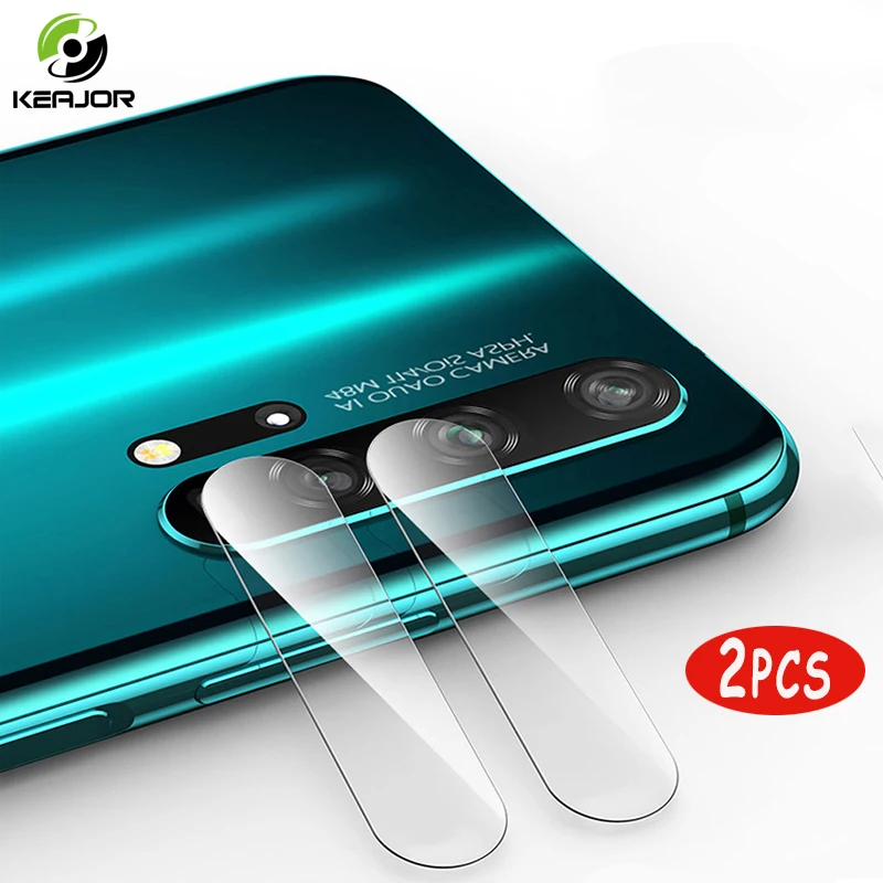 2 шт. закаленное стекло для Huawei Honor 20 Pro камеры полное покрытие Защитная пленка