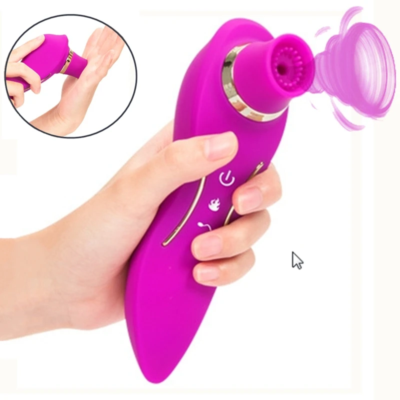 Клиторальный стимулятор вибратор для Для женщин на присосках клитора Вибраторы