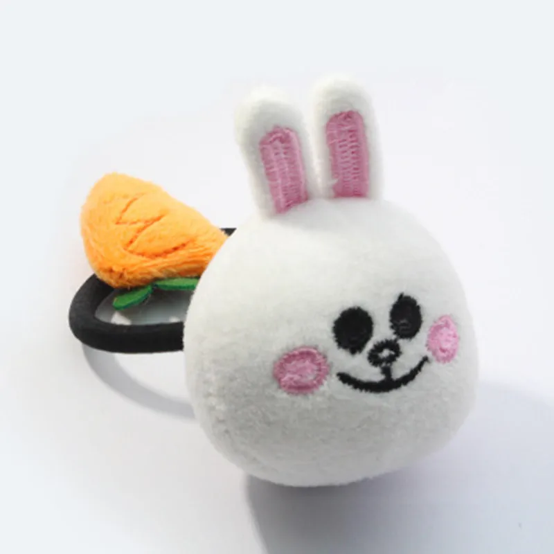 Резинки для волос маленькая Желтая утка эластичная лента-повязка на голову ребенок младенец девочки милый мультфильм маленький кролик медведь повязка на голову аксессуары