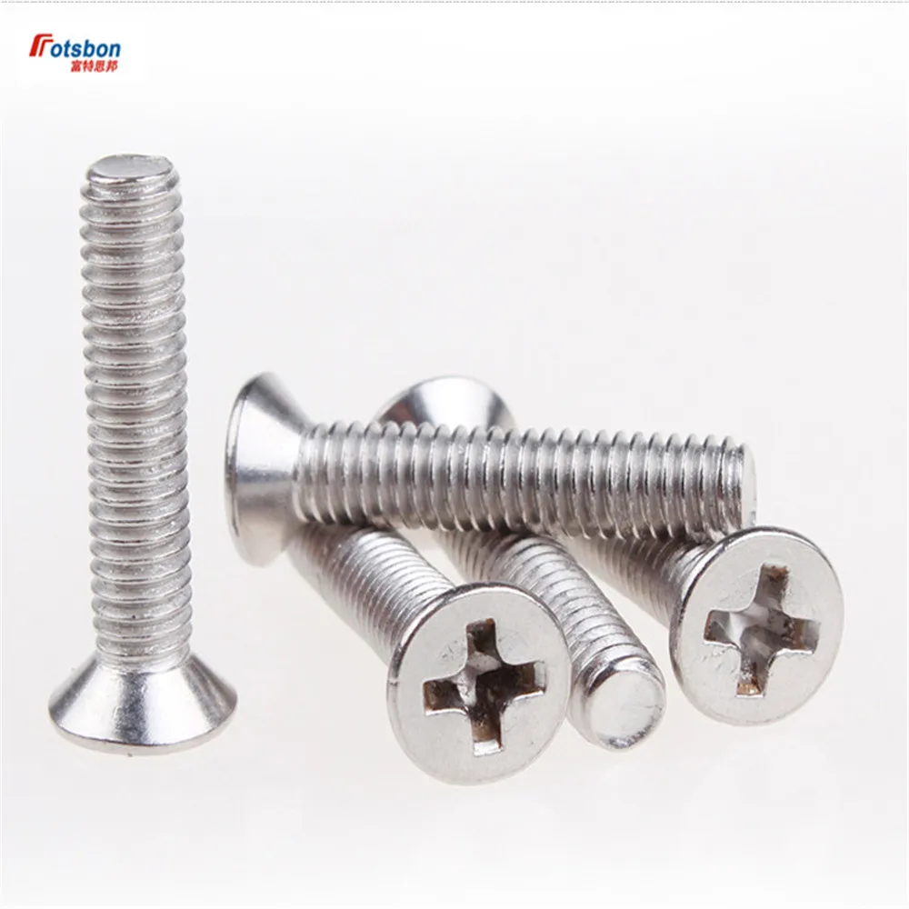 

M1.2/M1.4/M1.6 Cross Recessed Counters Flat Head Screw KM Electronic Small Phillip Tail Screws Vis Inoxydable Rvs DIN965 ISO7046