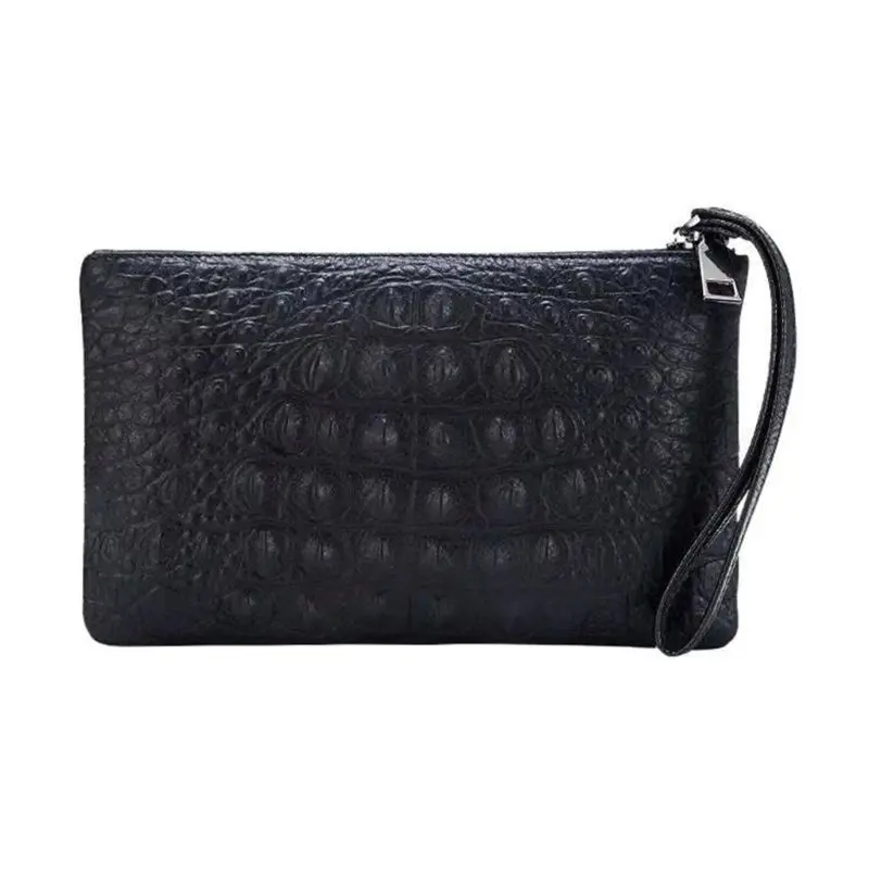 

Men Fashion Leather Clutch Long Wallet Alligator Pattern Card Holder Purse Handbag Zipper Bag