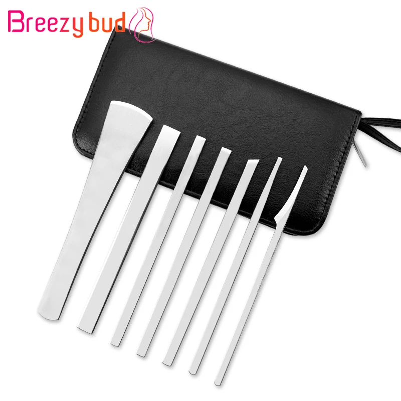

7 Pcs Pedicure Knife Professional Dead Skin Callus Remover Cutter Correction Ingrown Toenail Rasp Portable Toenail Care Kit