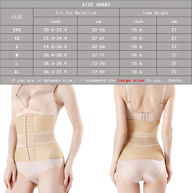 

Dress Slimming Waist Trainer Modeling Belt Shapewear Waist Cincher Body Shaper Fat Compression Strap Girdles Firm Corset XXS XS