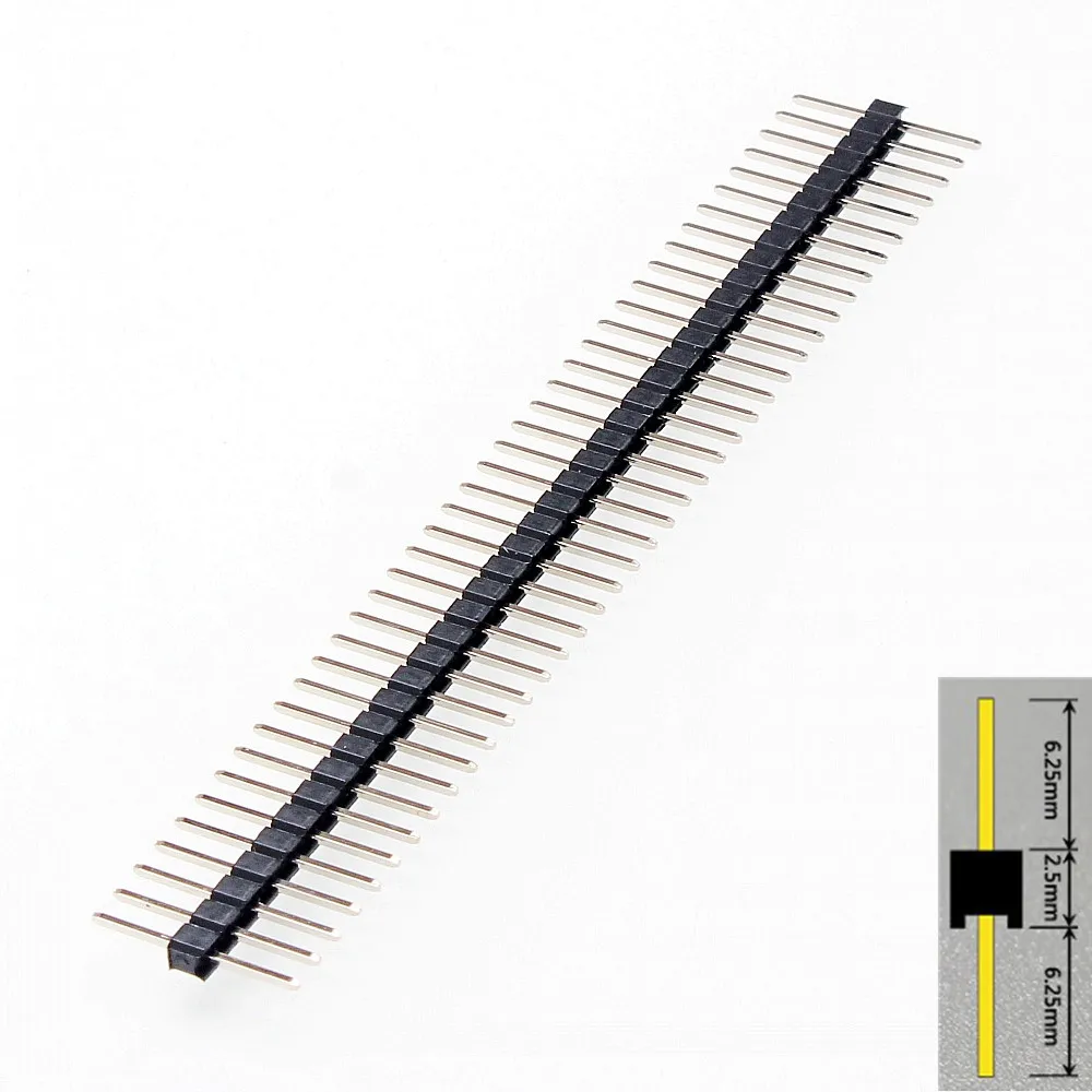 10 шт. отрываться заголовки-40-pin типа «папа»(длинные по центру) для Arduino