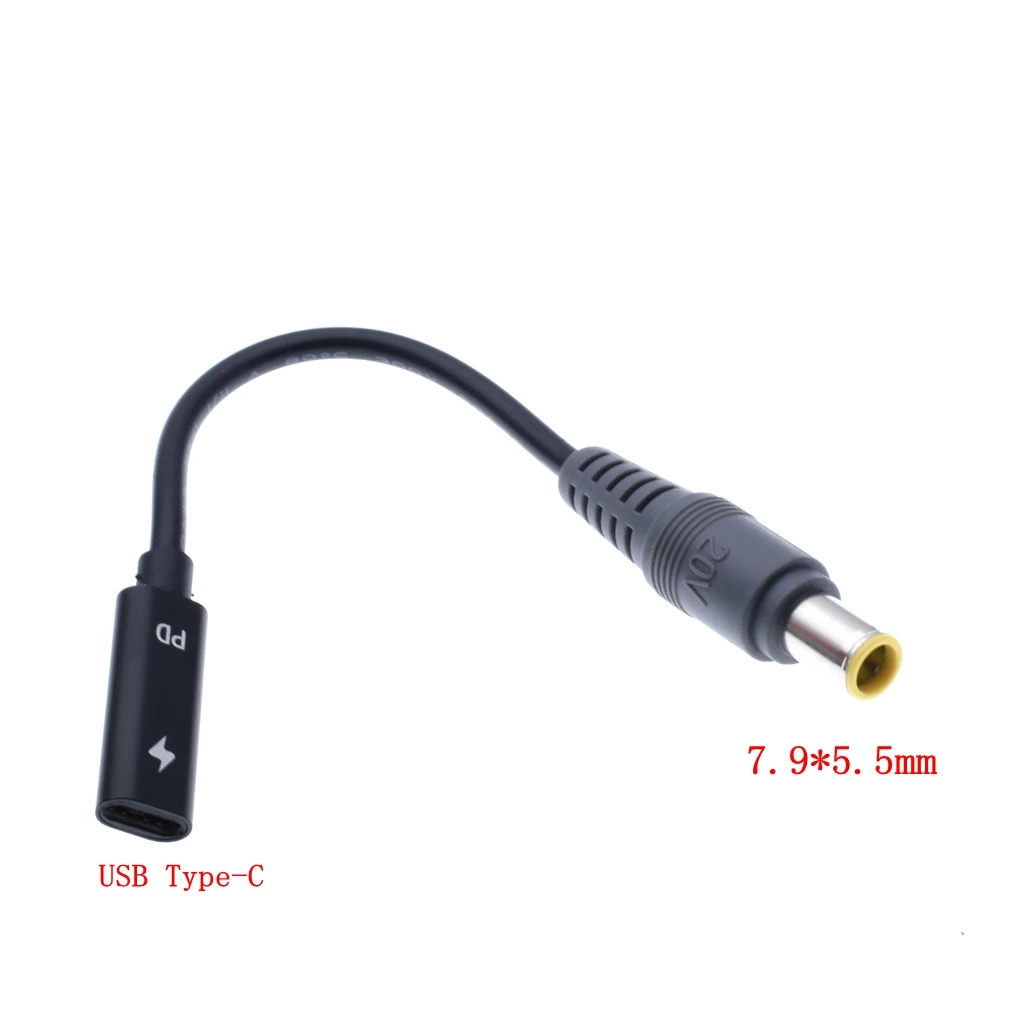 USB 3 1 type C мама к DC 7 4*5 0 мм 4 5*3 5 5*2 2 Sqaure папа зарядное устройство адаптер соединитель