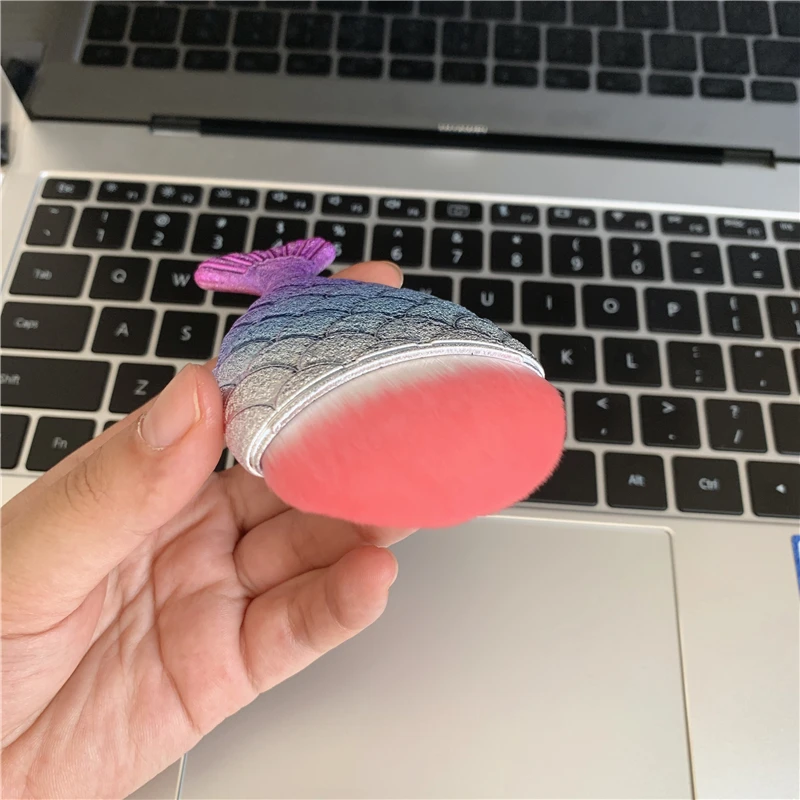 1 шт. кисти для макияжа в виде русалки милые рыбьего хвоста пудра основа румяна